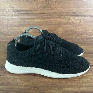 Allbirds Wool Runner Fluff Black Running Shoes Fleece Sneakers Women’s Size 9